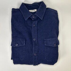 Men's Taylor Stitch Division Shirt Size 42 (Large) Navy